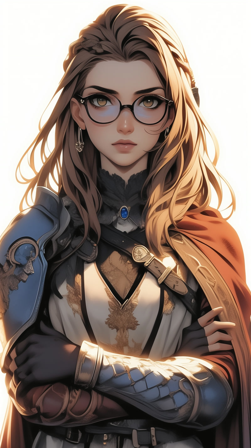 Female in high fantasy formal attire